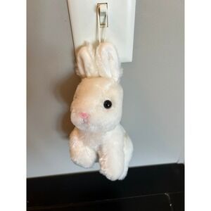 Aurora St Nicholas Square Plush Bunny Set 2 White Rabbit Easter NWOT Small